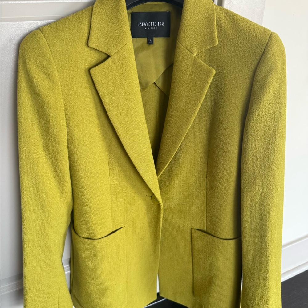 Lafayette 148 New York Mustard Jacket